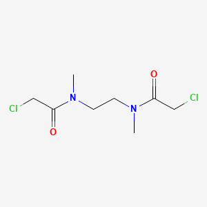 molecular formula C8H14Cl2N2O2 B6597115 2-chloro-N-[2-(2-chloro-N-methylacetamido)ethyl]-N-methylacetamide CAS No. 36784-59-5