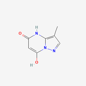 molecular formula C7H7N3O2 B6597168 3-methylpyrazolo[1,5-a]pyrimidine-5,7-diol CAS No. 939979-60-9