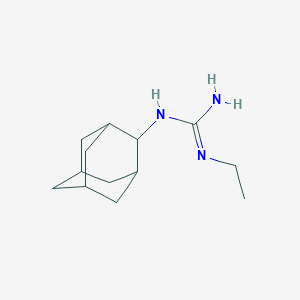 molecular formula C13H23N3 B6597224 N-(adamantan-2-yl)-N'-ethylguanidine CAS No. 1870137-71-5
