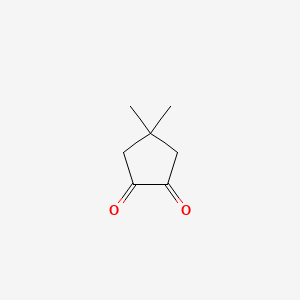 molecular formula C7H10O2 B6597287 4,4-二甲基环戊烷-1,2-二酮 CAS No. 89897-95-0