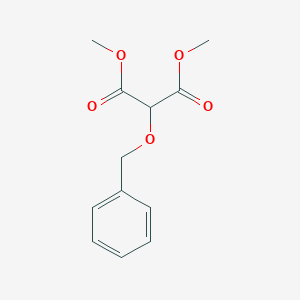 molecular formula C12H14O5 B6597327 1,3-dimethyl 2-(benzyloxy)propanedioate CAS No. 62527-77-9