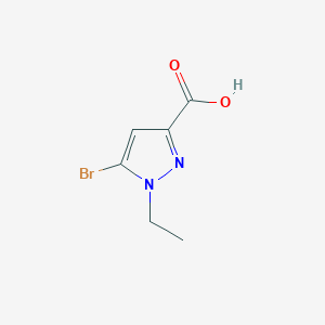 molecular formula C6H7BrN2O2 B6597333 5-bromo-1-ethyl-1H-pyrazole-3-carboxylic acid CAS No. 2385950-17-2