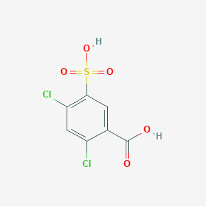 molecular formula C7H4Cl2O5S B6597350 2,4-dichloro-5-sulfobenzoic acid CAS No. 41332-59-6