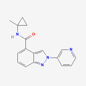 N-(1-methylcyclopropyl)-2-(pyridin-3-yl)-2H-indazole-4-carboxamide