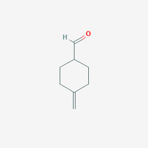 molecular formula C8H12O B6597407 4-methylidenecyclohexane-1-carbaldehyde CAS No. 89402-20-0