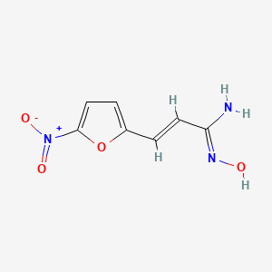 N'-hydroxy-3-(5-nitrofuran-2-yl)prop-2-enimidamide