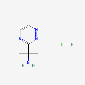 2-(1,2,4-triazin-3-yl)propan-2-amine hydrochloride