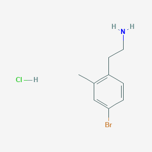 molecular formula C9H13BrClN B6597457 2-(4-bromo-2-methylphenyl)ethan-1-amine hydrochloride CAS No. 215797-60-7