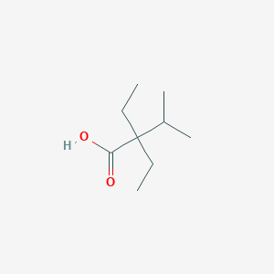 molecular formula C9H18O2 B6597458 2,2-diethyl-3-methylbutanoic acid CAS No. 61415-95-0