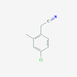 molecular formula C9H8ClN B6597464 2-(4-chloro-2-methylphenyl)acetonitrile CAS No. 16470-10-3