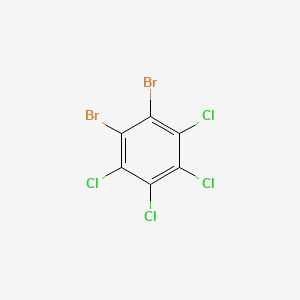 molecular formula C6Br2Cl4 B6597471 1,2-dibromo-3,4,5,6-tetrachlorobenzene CAS No. 13074-97-0