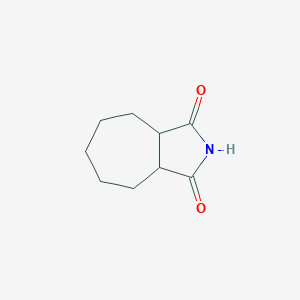 molecular formula C9H13NO2 B6597499 decahydrocyclohepta[c]pyrrole-1,3-dione CAS No. 4432-21-7