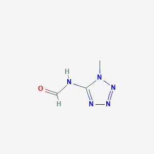 molecular formula C3H5N5O B6597518 N-(1-methyl-1H-1,2,3,4-tetrazol-5-yl)formamide CAS No. 14002-03-0