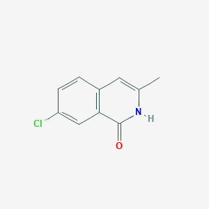 molecular formula C10H8ClNO B6597541 7-chloro-3-methyl-1,2-dihydroisoquinolin-1-one CAS No. 24188-75-8