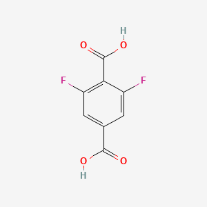 molecular formula C8H4F2O4 B6597556 2,6-difluorobenzene-1,4-dicarboxylic acid CAS No. 27074-10-8