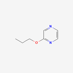 molecular formula C7H10N2O B6597577 2-propoxypyrazine CAS No. 70090-28-7