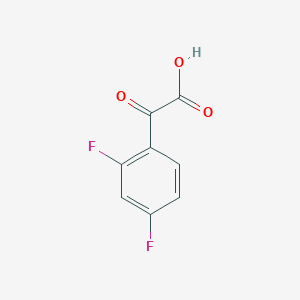 molecular formula C8H4F2O3 B6597581 2-(2,4-difluorophenyl)-2-oxoacetic acid CAS No. 79477-89-7