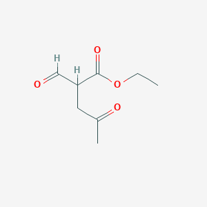 ethyl 2-formyl-4-oxopentanoate