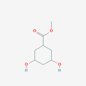 molecular formula C8H14O4 B6597603 methyl 3,5-dihydroxycyclohexane-1-carboxylate, Mixture of diastereomers CAS No. 1443770-02-2