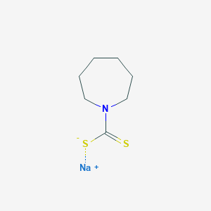 molecular formula C7H12NNaS2 B6597636 sodium (azepane-1-carbothioyl)sulfanide CAS No. 24678-65-7