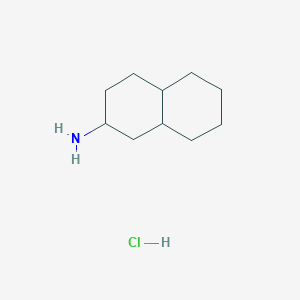 molecular formula C10H20ClN B6597641 decahydronaphthalen-2-amine hydrochloride CAS No. 93226-50-7