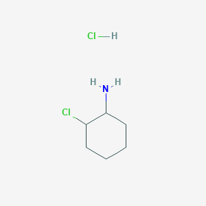 molecular formula C6H13Cl2N B6597675 2-chlorocyclohexan-1-amine hydrochloride CAS No. 98280-67-2