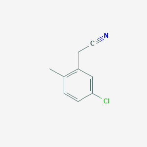 molecular formula C9H8ClN B6597690 2-(5-chloro-2-methylphenyl)acetonitrile CAS No. 75279-57-1