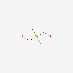 molecular formula C4H10I2Si B6597715 bis(iodomethyl)dimethylsilane CAS No. 18243-15-7