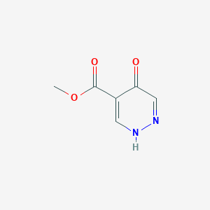 molecular formula C6H6N2O3 B6597757 5-羟基吡哒嗪-4-甲酸甲酯 CAS No. 21579-36-2