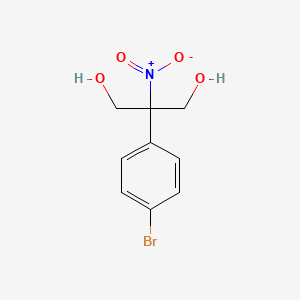 molecular formula C9H10BrNO4 B6597784 2-(4-bromophenyl)-2-nitropropane-1,3-diol CAS No. 90561-94-7