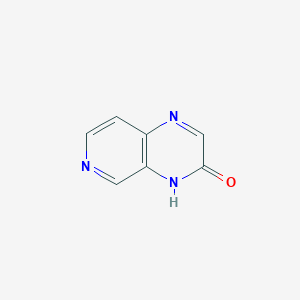 molecular formula C7H5N3O B6597802 3H,4H-pyrido[3,4-b]pyrazin-3-one CAS No. 91996-71-3