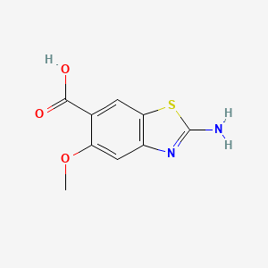 2-amino-5-methoxy-1,3-benzothiazole-6-carboxylic acid