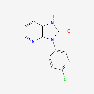 3-(4-chlorophenyl)-1H,2H,3H-imidazo[4,5-b]pyridin-2-one