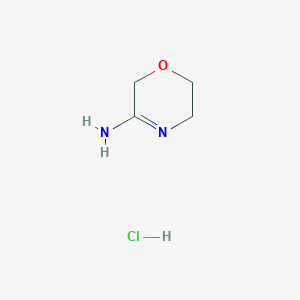 5,6-dihydro-2H-1,4-oxazin-3-amine hydrochloride