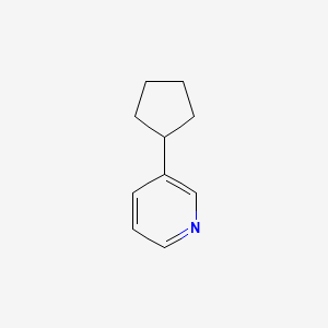 molecular formula C10H13N B6597880 3-环戊基吡啶 CAS No. 79134-68-2