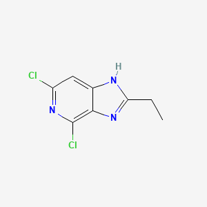 4,6-dichloro-2-ethyl-1H-imidazo[4,5-c]pyridine