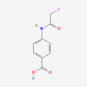 molecular formula C9H8INO3 B6597937 4-(2-iodoacetamido)benzoic acid CAS No. 5434-66-2