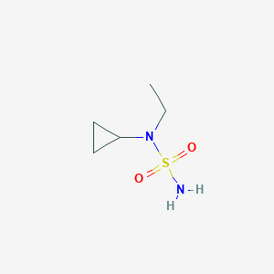 molecular formula C5H12N2O2S B6597969 N-cyclopropyl-N-ethylaminosulfonamide CAS No. 1094711-35-9