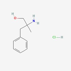 2-amino-2-methyl-3-phenylpropan-1-ol hydrochloride