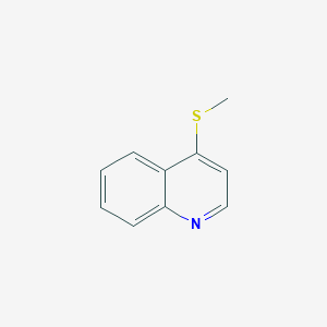 molecular formula C10H9NS B6597995 4-(methylsulfanyl)quinoline CAS No. 46000-25-3