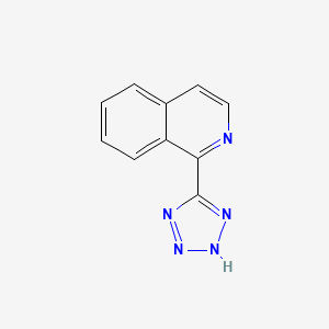 molecular formula C10H7N5 B6597998 1-(1H-1,2,3,4-tetrazol-5-yl)isoquinoline CAS No. 59175-48-3