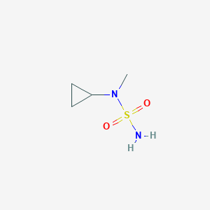 molecular formula C4H10N2O2S B6598008 N-cyclopropyl-N-methylaminosulfonamide CAS No. 372136-81-7