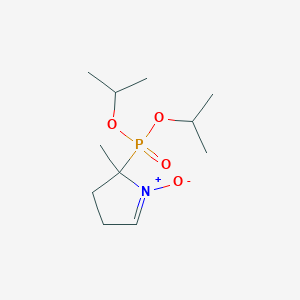 molecular formula C11H22NO4P B6598021 2-[bis(propan-2-yloxy)phosphoryl]-2-methyl-3,4-dihydro-2H-pyrrol-1-ium-1-olate CAS No. 527704-58-1