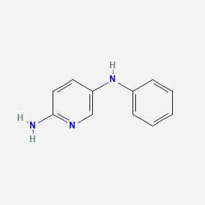 molecular formula C11H11N3 B6598026 N5-苯基吡啶-2,5-二胺 CAS No. 79441-22-8