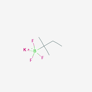 molecular formula C5H11BF3K B6598081 potassium trifluoro(2-methylbutan-2-yl)boranuide CAS No. 237741-27-4