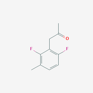 molecular formula C10H10F2O B6598086 1-(2,6-difluoro-3-methylphenyl)propan-2-one CAS No. 1305323-94-7