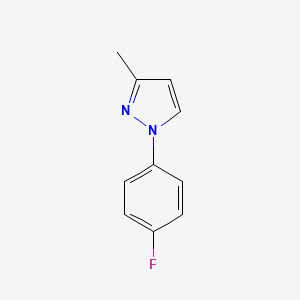 molecular formula C10H9FN2 B6598127 1-(4-氟苯基)-3-甲基-1H-吡唑 CAS No. 166588-10-9