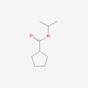 molecular formula C9H16O2 B6598141 propan-2-yl cyclopentanecarboxylate CAS No. 106083-73-2