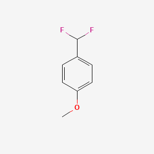 molecular formula C8H8F2O B6598264 1-(二氟甲基)-4-甲氧基苯 CAS No. 658-17-3