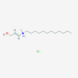 molecular formula C17H36ClNO B6598283 dodecyl(3-hydroxyprop-1-en-1-yl)dimethylazanium chloride CAS No. 38094-02-9